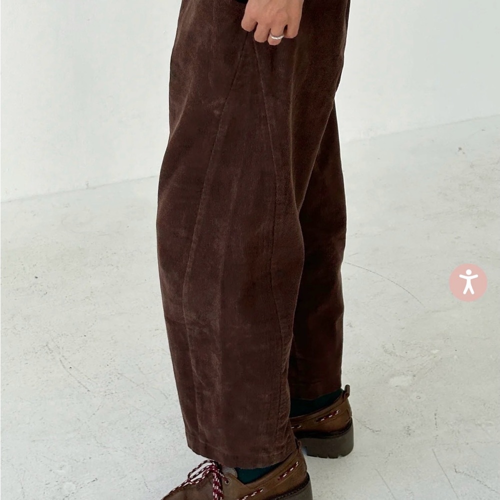 Le Bon Shoppe Corduroy Arc Pants — Brown - Picture 2 of 5